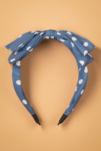 Banned Retro - Magdalen Hairband in Blue