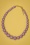 Splendette TopVintage exclusive ~ Heather Heavy Carve Bead Necklace in Lilas