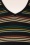 King Louie - Riera Stripe Deep V Knit Dress en Noir 4