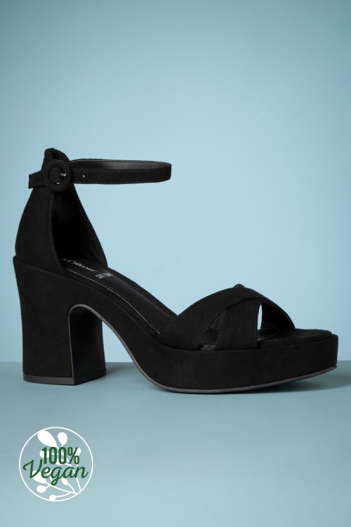 s.Oliver - Soraya sandalen in zwart 2
