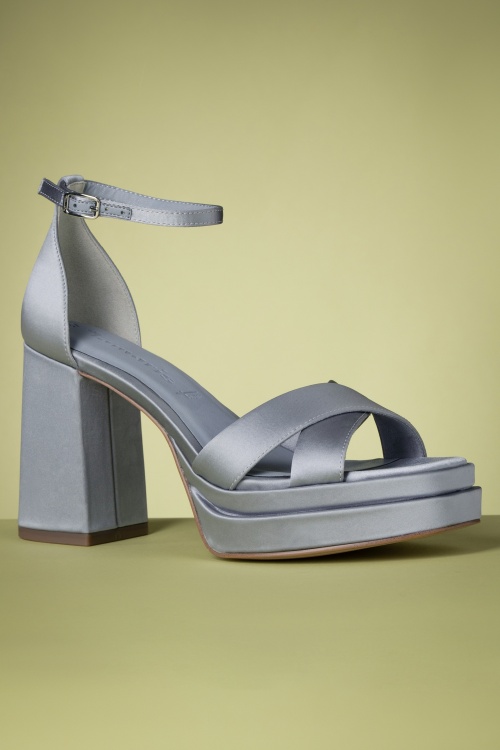 Tamaris - Steffi Platform Sandals in Titanium Grey 3