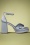 Tamaris - Steffi Platform Sandals en Gris Titane