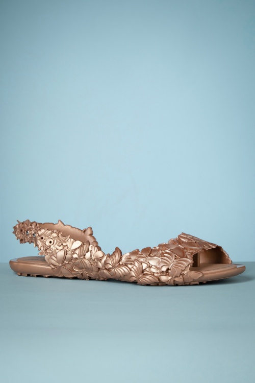 Sunies - Flexi Butterfly Flipflop Sandals in Copper 3
