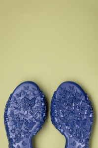 Sunies - Flexi Butterfly flipflop sandalen in blauw 6