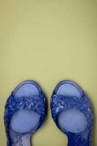 Sunies - Flexi Butterfly flipflop sandalen in blauw 4