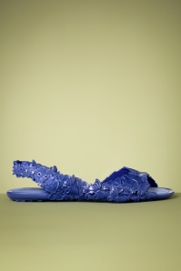 Sunies - Flexi Butterfly Flipflop Sandals in Blue 5