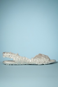 Sunies - Flexi vlinder flipflop sandalen in pearl 4
