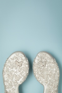 Sunies - Flexi vlinder flipflop sandalen in pearl 5