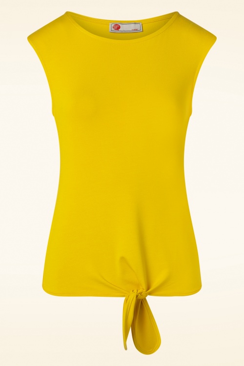 Who's That Girl - Idris Top in Canary Yellow
