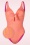 Surkana 45269 Bathing Suit Pink Orange Stripes 230320 501Z