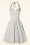 Topvintage Boutique Collection - Topvintage exclusive ~ Bettie Polkadot Swing Dress en Blanc Cassé 6