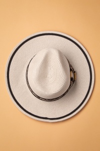 Amici - Leoni Straw Hat in Silver Grey 2
