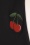 Banned Retro - Sweet Summer top in zwart en rood 4