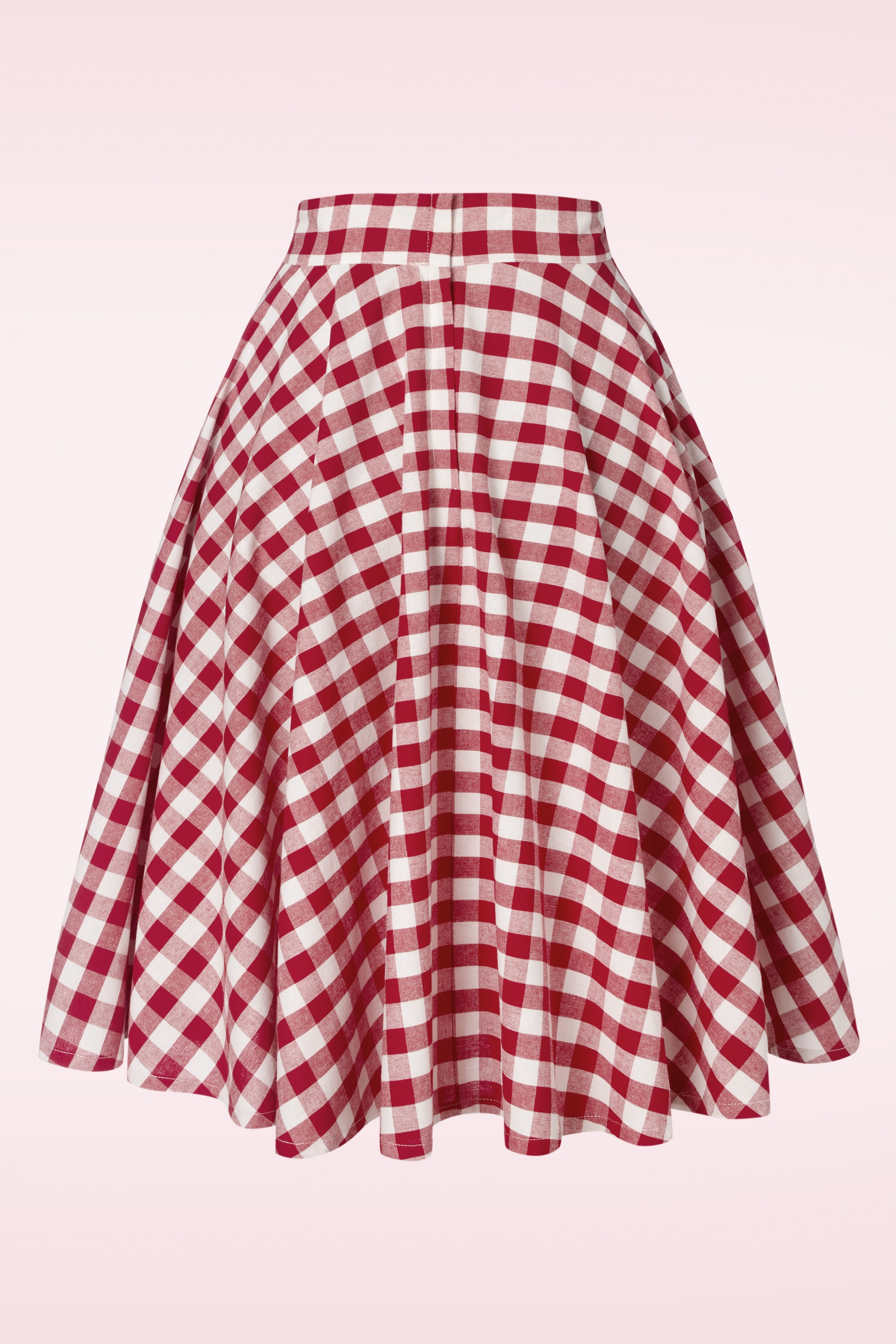 Banned Retro - Row Boat Date Check Swing rok in rood 3