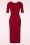 Vintage Chic for Topvintage - Selene Pencil Dress in Deep Red 3