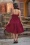 Rockin' Bettie - Mokapu Swing Dress en Rouge Profond 2