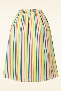 Compania Fantastica - Maldivas Stripes Skirt en Multi 2