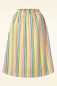 Compania Fantastica - Maldivas Stripes Skirt en Multi
