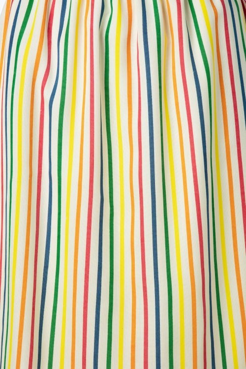 Compania Fantastica - Maldivas Stripes Skirt en Multi 3