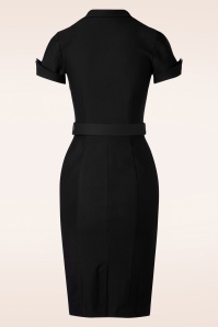 Zoe Vine - Loïs pencil jurk in zwart 4