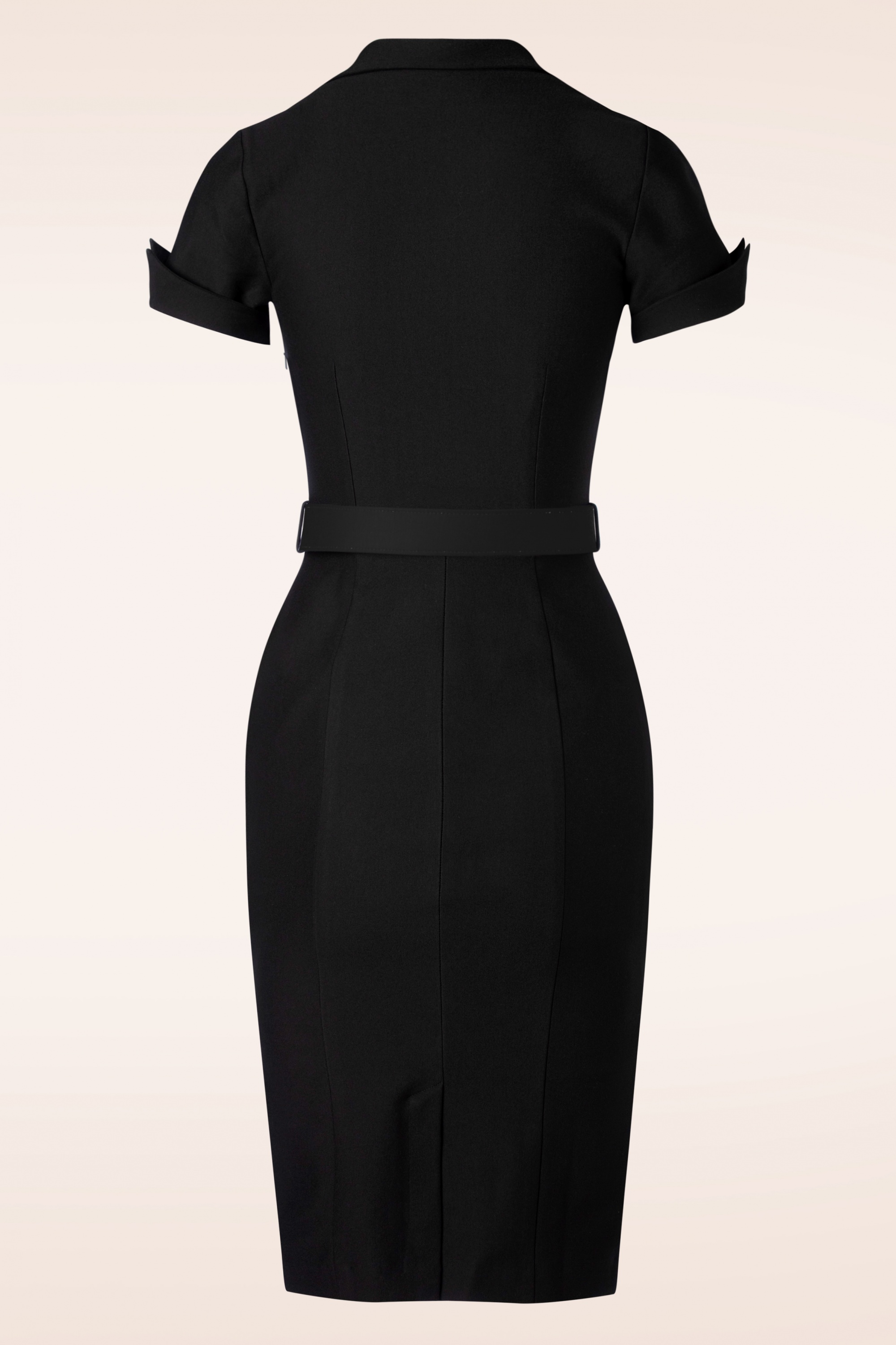 Zoe Vine - Loïs pencil jurk in zwart 5