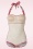 Esther Williams - Blossom One Piece halter badpak in rood 3