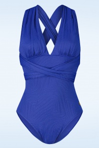 TC Beach - Multiway Swimsuit in Blue Waves 2