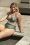 TC Beach - Flipover Bikini Bottom in Green Sparkle 2