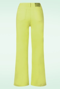 Md'M - Naomi Trousers in Lime 2