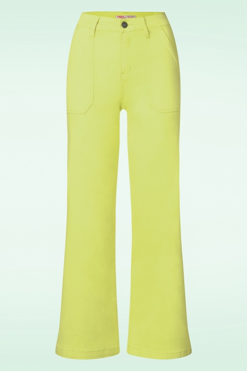 Md'M - Naomi Trousers in Lime