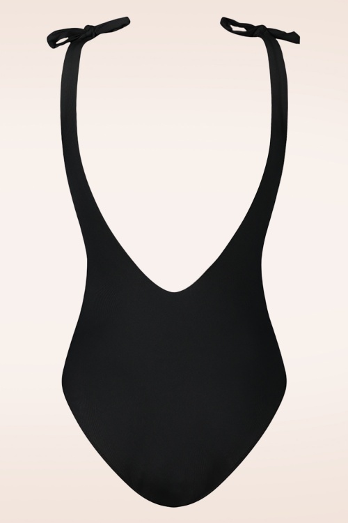 TC Beach - Bow Rib Swimsuit in Black 3