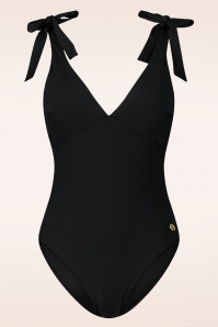 TC Beach - Wow Rib Badeanzug in Schwarz 2