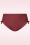 TC Beach - High Waist Bikini Bottom in Dark Rouge