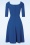 Vintage Chic for Topvintage - Tally swing jurk in koningsblauw 2