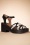 Miz Mooz - Gabriella Sandal en Noir et Crème 2