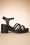 Miz Mooz - Gabriella Sandal en Noir et Crème 4