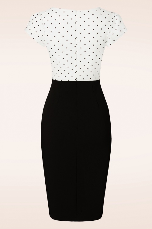 Vintage Chic for Topvintage - Elise Dress in Black and White 2