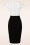Vintage Chic for Topvintage - Elise jurk in zwart en wit 2