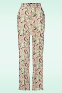 20to - Fiora Floral Pants in Soft Green