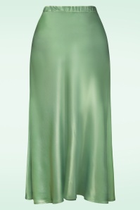 20to - Satin Look Skirt in Meadow 3