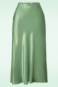 20to - Satin Look Skirt in Meadow 2