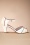 Chelsea Crew - Larisa peeptoe sandalen in wit 5