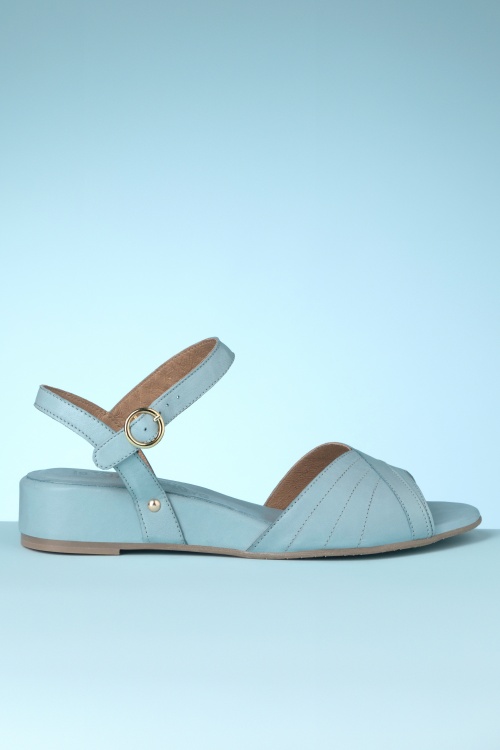 La Veintinueve - Ines Sandals in Light Blue 5