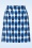 Vintage Chic for Topvintage - Bobby Retro Skirt in Blue and White