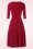 Vintage Chic for Topvintage - Gloria glitter swing jurk in rood 2