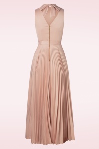 Closet London - Bella Plissee Maxi Kleid in Blush Pink 2