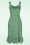 Pretty Vacant - Finola madeliefjes jurk in groen 2