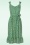 Pretty Vacant - Finola madeliefjes jurk in groen
