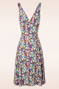 Vintage Chic for Topvintage - Grecian Schmetterling Kleid in Multi 2