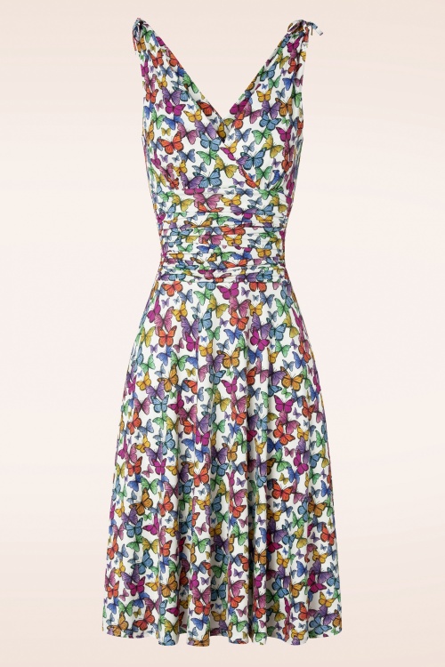Vintage Chic for Topvintage - Grecian Butterfly Dress in Multi